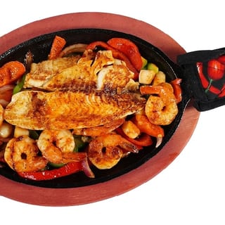 Seafood Fajitas For One